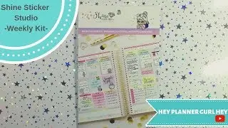 Shine Sticker Studio - Weekly Sticker Kit (Planner Girl)