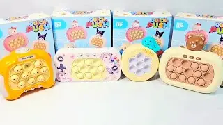 ASMR Playing Pop it Electronic Fast Push Game Fidget Toy | Stage Mode | Level Mode