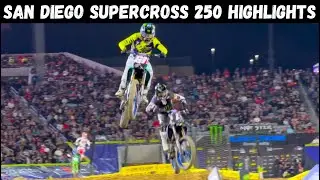 Teammate Takedown!! Max Anstie vs Haiden Deegan for the 250 WIN at San Diego Supercross