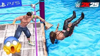 WWE 2k25 - Epic Splashdown: WWE Legends Battle in Water Rumble | PS5