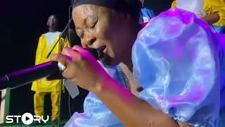 Concert live Sr Sylvie Du ciel/ stade siazo yeke yeke 