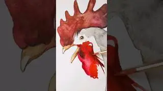 Watercolor Rooster 🐓