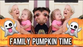 Family Carving Pumpkin Time with Mini Mama