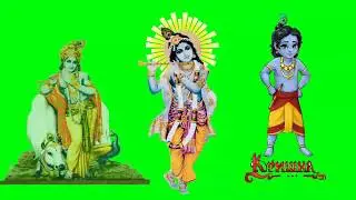 Shri krishna ji green screen satus video, Whatsapp status video, green screen janmashtami video.