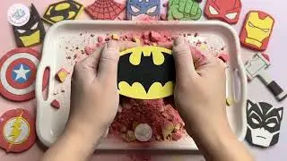 Superhero Logo Chalk Crushing ASMR | Soft Snaps, Detailed Shapes & Ultra-Relaxing Sounds