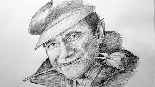 How to Draw Dev Anand pencil portrait l Dev Anand pencil sketch