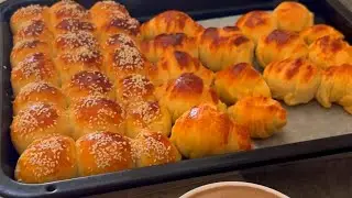 أطيب وألذ تشكيلة معجنات بعجينة اخف من القطن #مخبوزات #معجنات