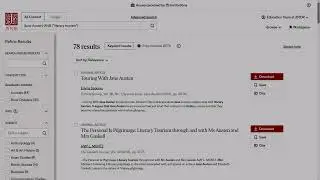 Find what you need on JSTOR: 3. Additional search terms