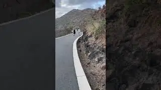 2021 Hawaii Hike - slow walk up the hill, run and gallop down