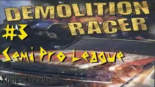 Demolition Racer - PS1 - Demolition League - Semi Pro League - [With Commentary]