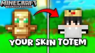 How to Make your Skin totem | Tutorial | #totems #mcpe #video 