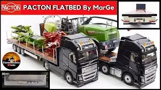 Unboxing the PACTON Flatbed trailer by MarGe Models 1/32 | Review #45