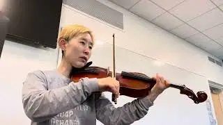 (w2m8y1) beginner’s viola 직장인 초보 비올라 Telemann Concerto in G Major Double, mv I, Viola I, slow