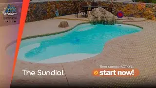 The Sundial &ndash; A Figure-8 Pool Shape with Shallow End Steps