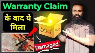 boAt After Warranty Claim Product Box Unboxing. What's Inside Let's Check🔥🔥