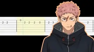 Jujutsu Kaisen S3 OP - Aizo (Easy Guitar Tabs Tutorial) King Gnu