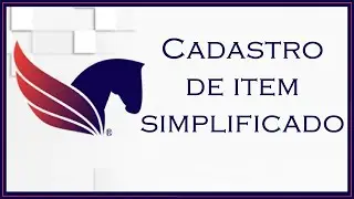 Cadastro de item simplificado