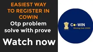 How To register in cowin app | How to solve Otp problem in cowin app #cowin #Vaccination #Knowledge