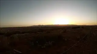 SUNRISE OVER THE DESERT TIME LAPSE