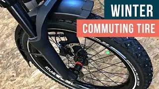 Best Winter Bike Commuting Tire - Schwalbe Marathon Winter Plus Studded Tire Review