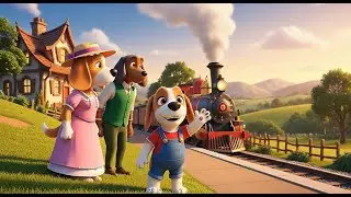 Puppy Hero Life | Baby Puppy&rsquo;s Dream Train Ride 🚂Mama & Papa&rsquo;s Special Surprise