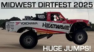 Offroad Race Trucks On A Dirt Bike Track And Dunes! (Midwest Dirtfest/Silver Lake)
