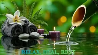 Healing Sleep Music 🌿 Water Sounds & Soft Piano  Relieve Stress & Anxiety