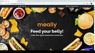 Meally - A marketplace for restaurants. A template for Bubble.io