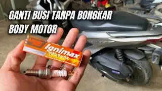 CARA GANTI BUSI TANPA BONGKAR BODY MOTOR❗️BUSI DAYTONA IGNIMAX❕VARIO 150 NEW