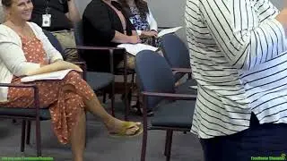 Teacher Candid Feet Shaking