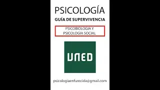 UNED Primeros Pasos - Psicobiología y Psicología Social -
