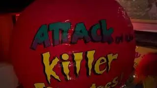 My ultra rare 1991 Attack Of The Killer Tomatoes video store blow-up