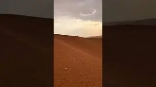 The hottest sand dunes becomes coldest after rain@SaudiChannelOne #viral#shorts