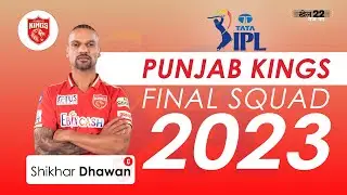 IPL 2023 I Punjab Kings Full Squad 2023 I PBKS Final Players List I Tata IPL 2023 I Shikhar Dhawan