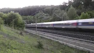 TGV aus einem Tunnel in einen Tunnel - Highspeed Line Stuttgart-Mannheim