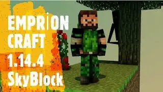 1.14.4 Minecraft oynuyoruz Emprion SkyBlock !ip