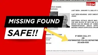 Обновленная информация по делу о пропаже Брюса Хокинса: полиция Вестминстера подтвердила, что он ...