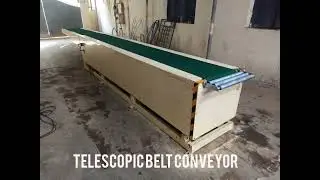 Truck Loading Conveyor | Telescopic Boom | Hydraulic Lift | 20 Feet Extension | 30 m/min Speed