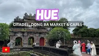 Hue Vietnam Vlog 🇻🇳 | Citadel Stroll, Cafe Hopping & Dong Ba Market Food
