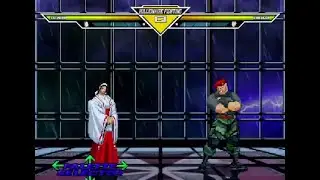 MUGEN Chizuru Kagura And Maki Kagura (Me) Vs Jack Krauser And Jill Valentine (Pots/KoFStyle Vs Pots)
