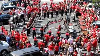 UGA Redcoat Band Drumline warm up