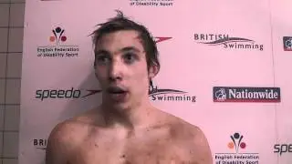 Jonathan Fox scoops his second gold of the BIDSC 2012 in the 400 Free