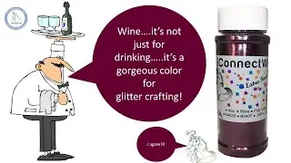 Wine Extra Fine Poly Glitter - available in bulk quantities, too!
