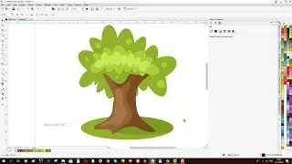 CorelDraw Tutorial: Draw a Cartoon Tree