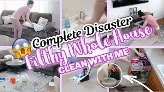 *EXTREME* FILTHY HOUSE CLEAN WITH ME 2021 | COMPLETE DISASTER | NEW CLEANING VIDEOS | SPEED CLEAN