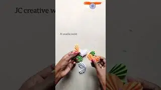 DIY Republic Day Badge | How to Make a Badge | Tricolor Badge #shorts #republicday