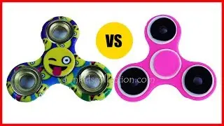 Real Fidget Spinners Vs. Play Doh DIY Fidget Spinner