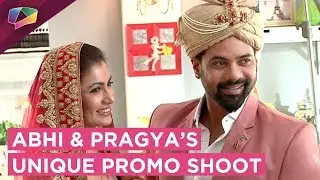 Abhi And Pragya From Kumkum Bhagya Shoot For A Unique Promo | Zee tv