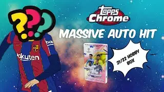 BIG AUTOGRAPH HIT! BOOM! 2021-22 Topps Chrome UEFA Champions League Hobby Box Break