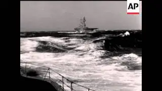 SAFE CONDUCT OF TROOP CONVOY THROUGH DANGEROUS WATERS  - NO SOUND